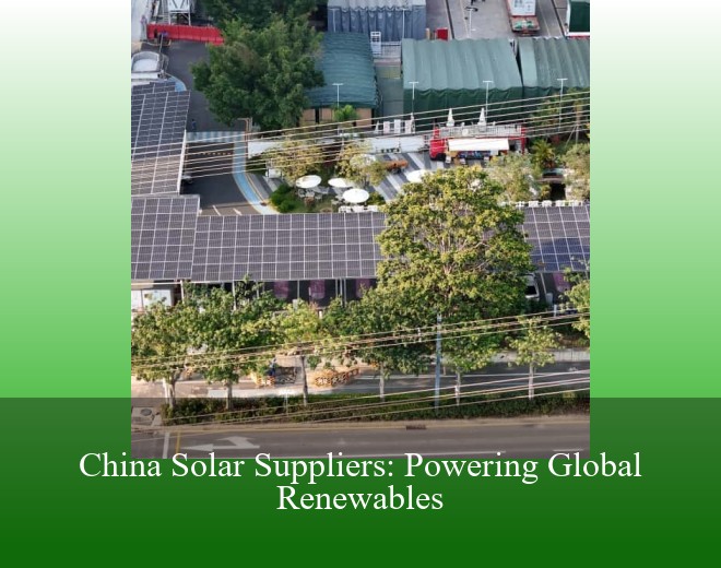China Solar Suppliers: Powering Global Renewables